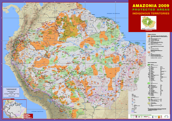 map of amazon rainforest for kids