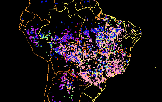 fire in brazil
