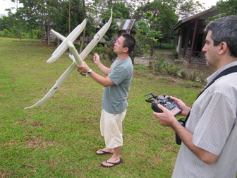 Remote-controlled conservation aircraft