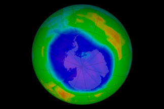 Antarctic Ozone Hole:September 12, 2011
