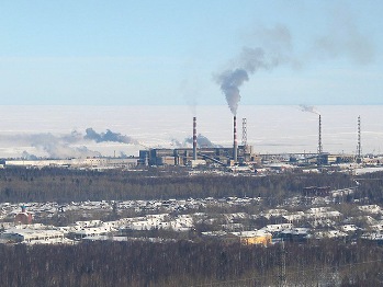 Baikalsk Paper and Pulp Mill. 
