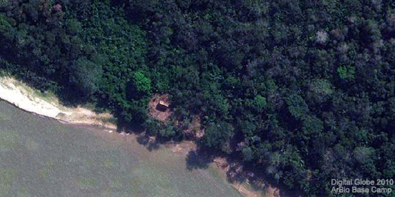 Satellite image of the Arbio base camp. Photo by: Arbio.