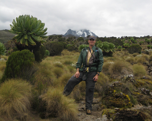 Butler en Monte Kenia.