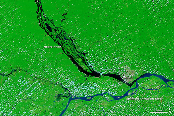 nasa: record drought in the amazon