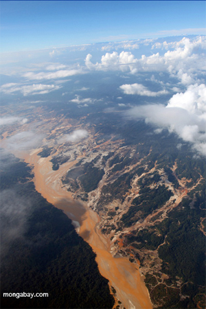Gold mining in Peru