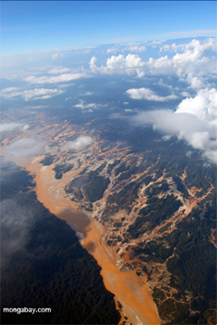 gold mining in Peru.