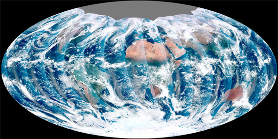 VIIRS earth image.