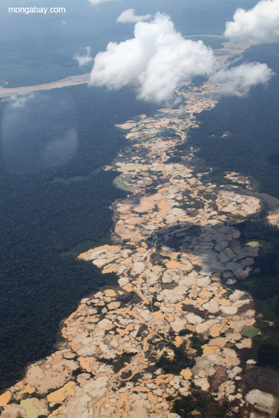 Gold mine in Peru.