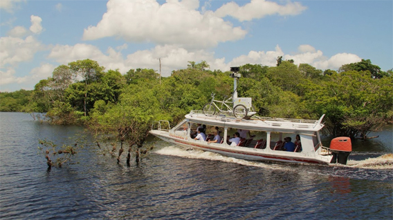 Street View in action in the Amazon.