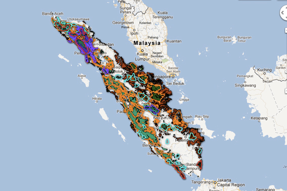 The new Sumatra map.