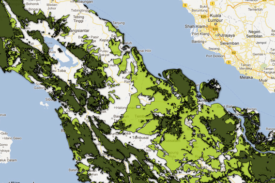 The new Sumatra map.