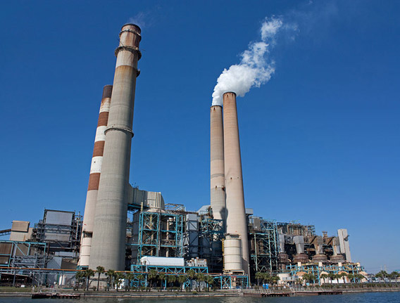 ig Bend Coal Power Station in Apollo Beach, Florida in the U.S.