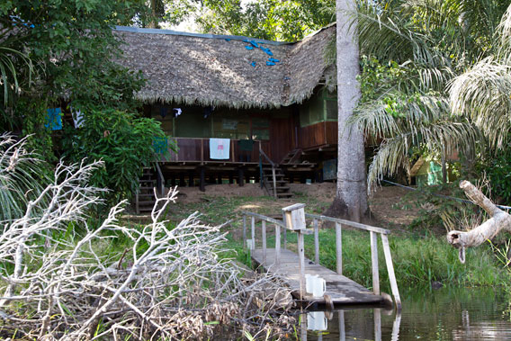 Cocha Cashu bath house. Photo by: Jessica Groenendijk.