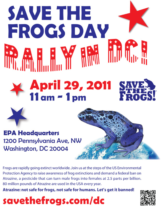 Save the Frogs Day focuses on banning Atrazine in US