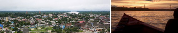 Puerto Maldonado, The Continental Bridge as Viewed from the Madre de Dios River. Photo by: David Johnston.