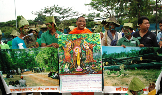 A 2011 rally in Phnom Penh by the Prey Lang Network